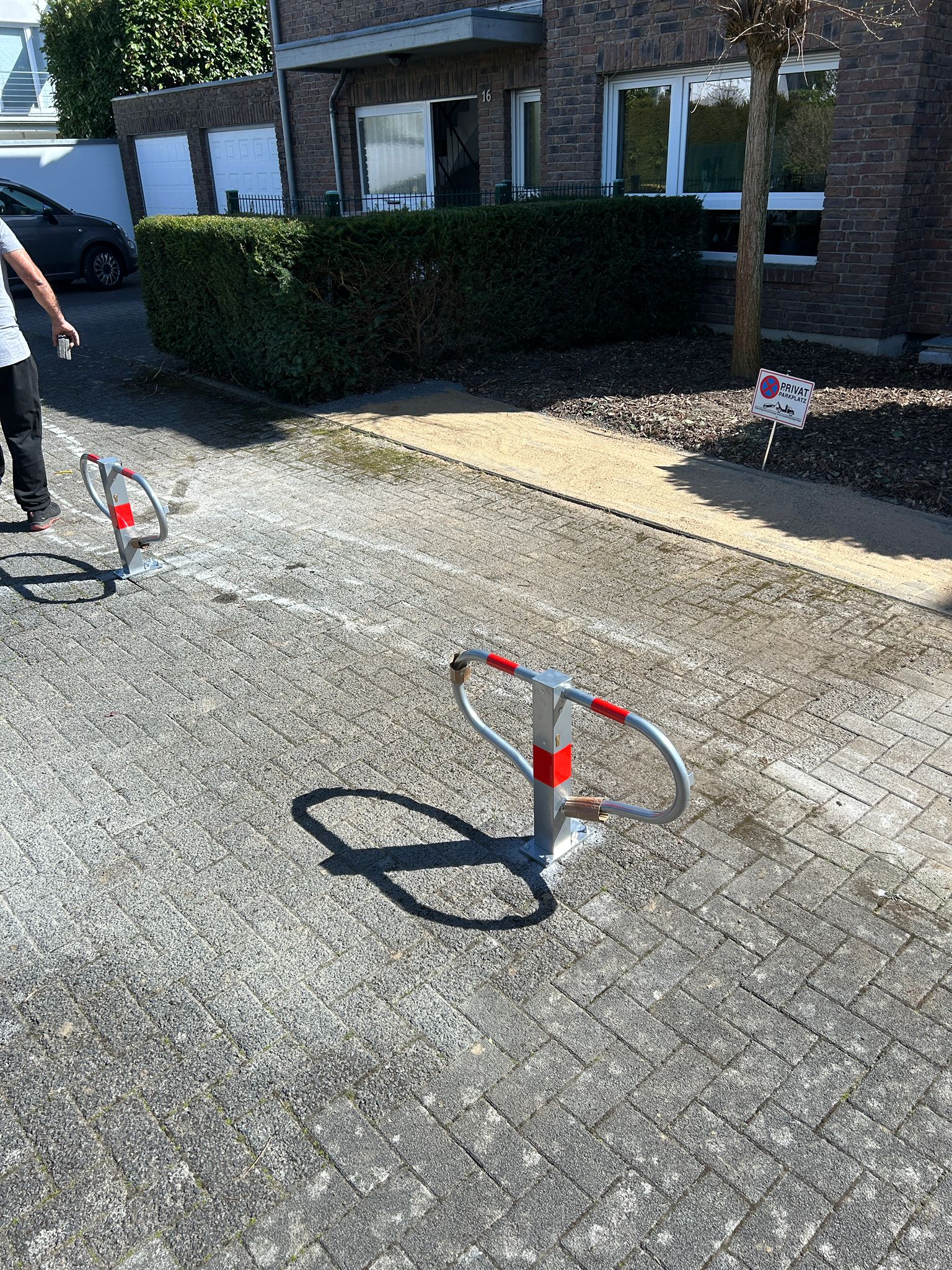 Fahrradständer fertig montiert